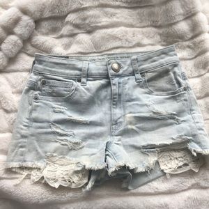 American eagle super stretch shorts